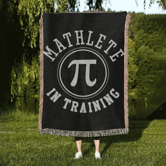 Mathlete In Training Woven Blankets
