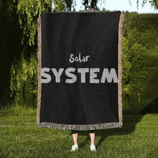 Solar System - Science Woven Blankets