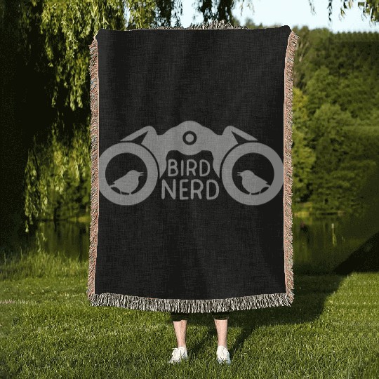 Bird Nerd Woven Blankets