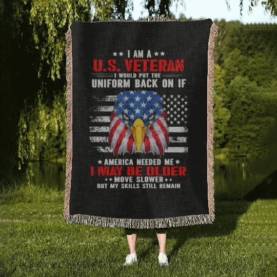 I Am A US Veteran I Would Put The Uniform Woven Blankets