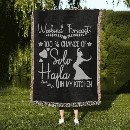 Weekend Forecast: 100 % Chance Of Solo Hafla In My Woven Blankets