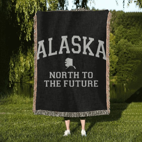 Alaska Woven Blankets Men's Women Children USA North Pole