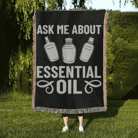 Essential Oil Diffuser Peppermint Aromatherapy Woven Blankets
