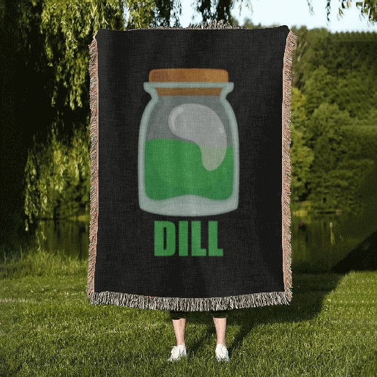 Dill Spice Flavor Food Cooking Woven Blankets