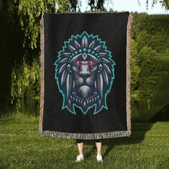 The lion king Woven Blankets