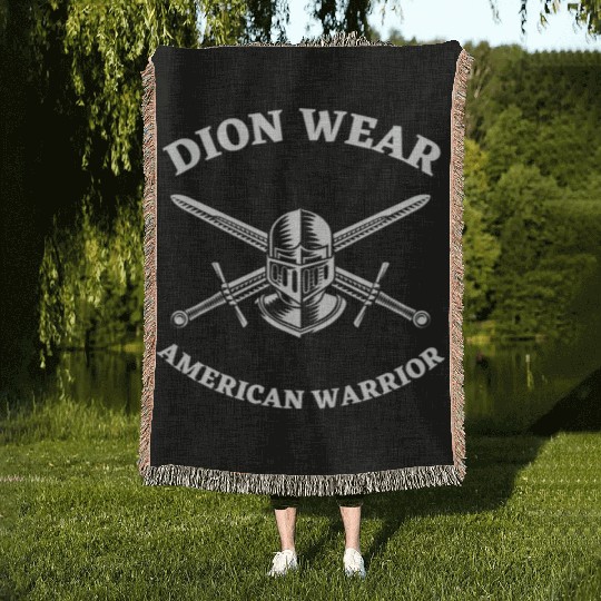 Dion Wear American Warrior Woven Blankets