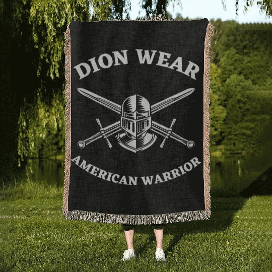 Dion Wear American Warrior Woven Blankets
