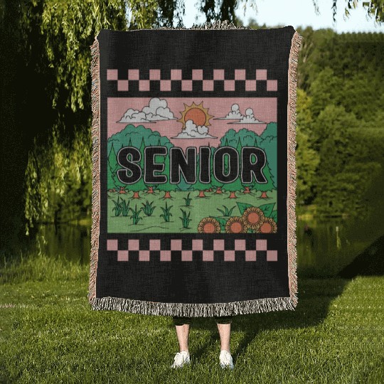 Graduation Woven Blankets, Senior Class Of 2023 Gift End