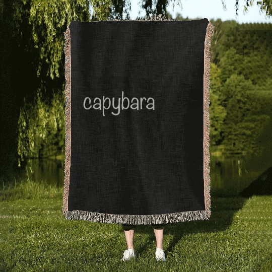 Capybara Woven Blankets