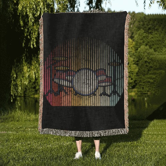 Drums Drummer Band Drumset Retro Percussion Drums Woven Blankets