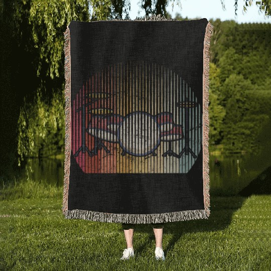 Drums Drummer Band Drumset Retro Percussion Drums Woven Blankets