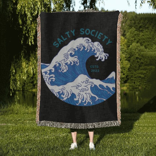 Salty Society Woven Blankets