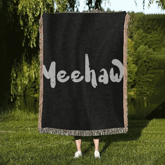 Yeehaw - Science Woven Blankets