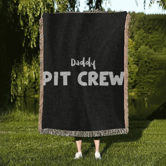 Daddy Pit Crew - Birthday Woven Blankets