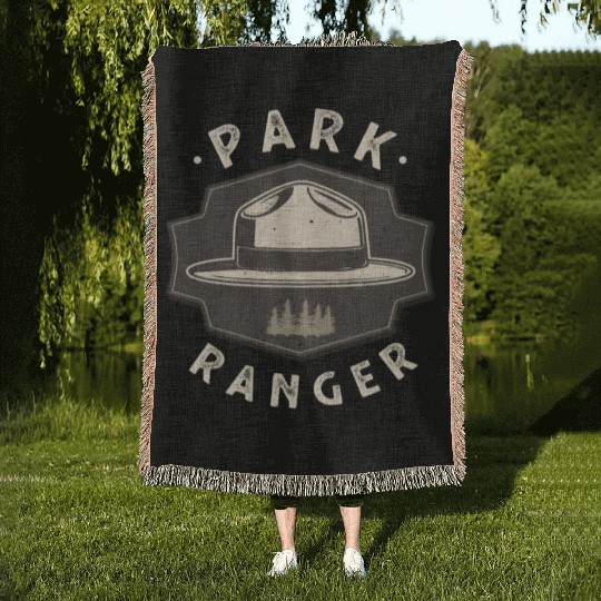 Park Ranger National Park Forester Woven Blankets