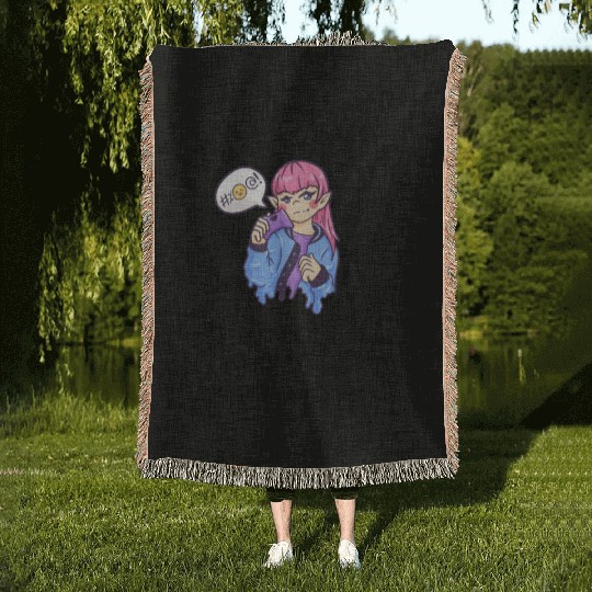 Always Be Yourself Gamer Woven Blankets