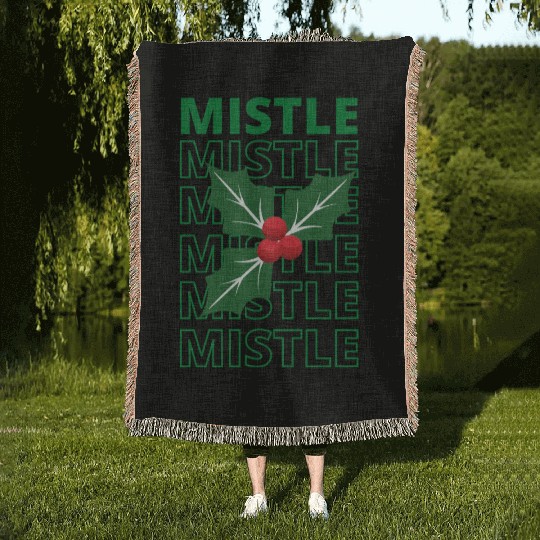 New Mistletoe Classic Woven Blankets