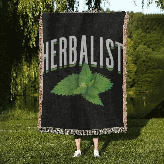 Herbalist Herb Herbalism Herbs Gardening Woven Blankets