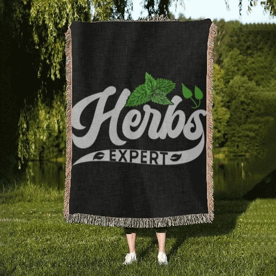 Herbs Expert Gardening Herbalist Herb Herbalism Woven Blankets