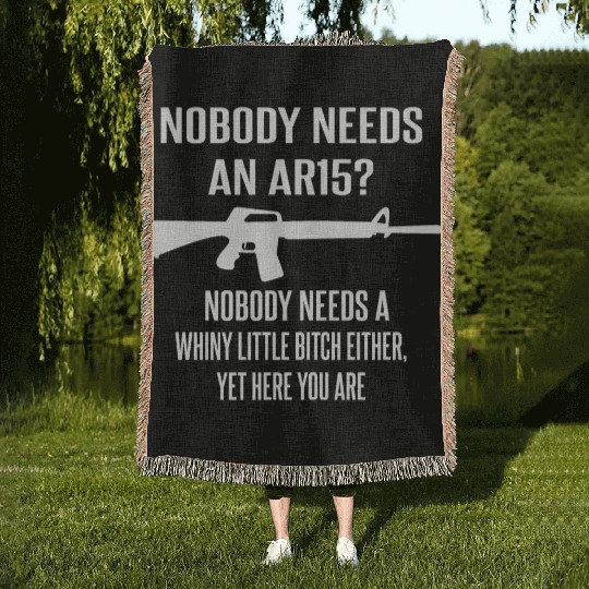 Gun Rights Woven Blankets