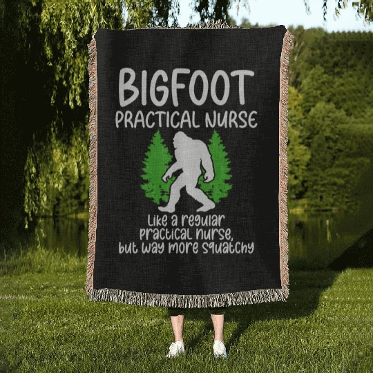 Bigfoot Party Supplies Bigfoot Registered Nurse Woven Blankets
