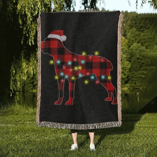 Cane Corso Christmas Dog Lover Pajamasa Woven Blankets