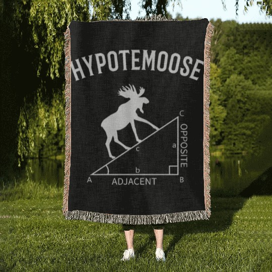 hypotemoose, math teacher hypotemoose Woven Blankets