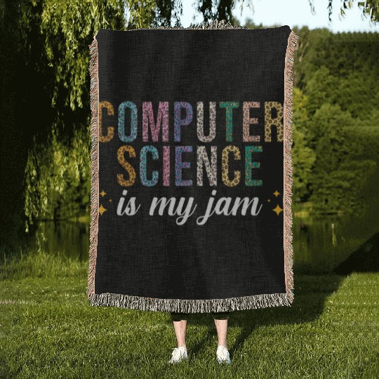 Computer Science is my Jam Woven Blankets