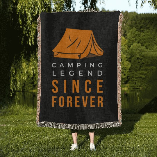 Camping Woven Blankets, Nature Lover Woven Blankets