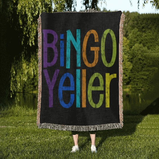 Bingo Yeller 3 Woven Blankets