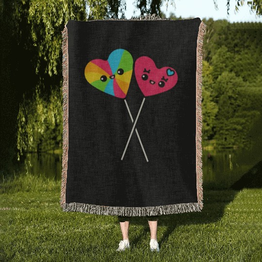 You Are My Candy Crush Woven Blankets