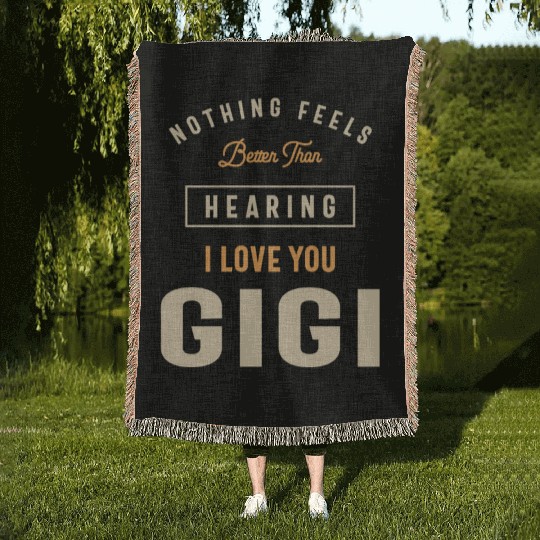 I Love You Gigi - Grandma Woven Blankets