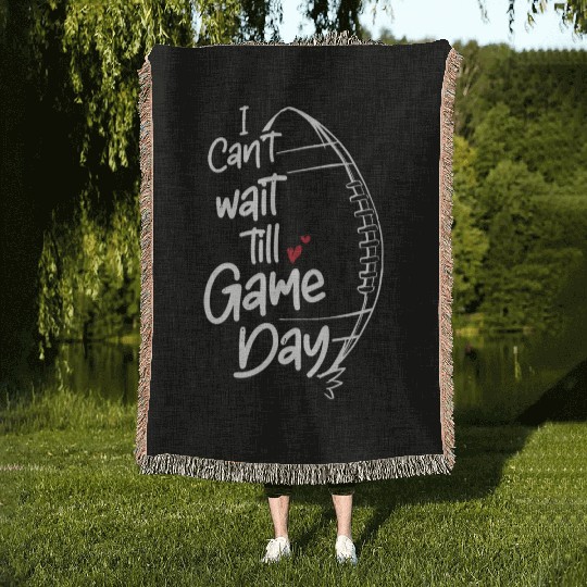 American Football Football Sunday Game Day Sport Woven Blankets