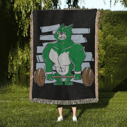 Pumping hulk. Gym Woven Blankets