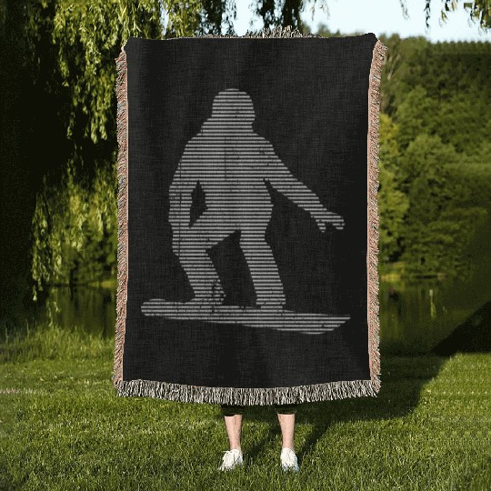 snowboarding Woven Blankets