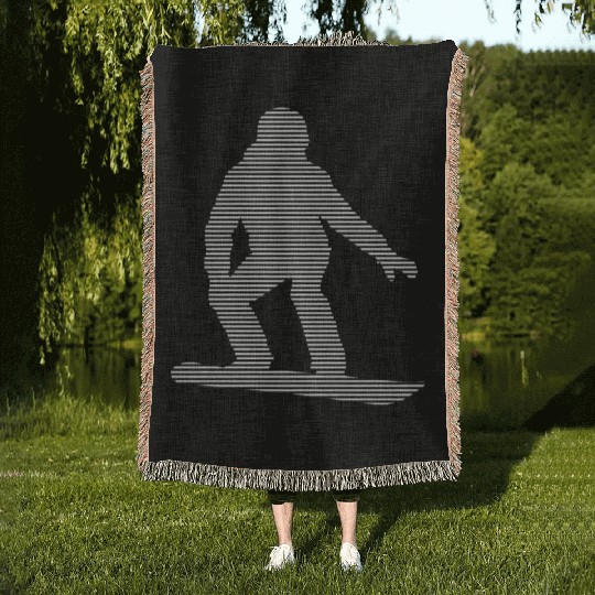 snowboarding Woven Blankets