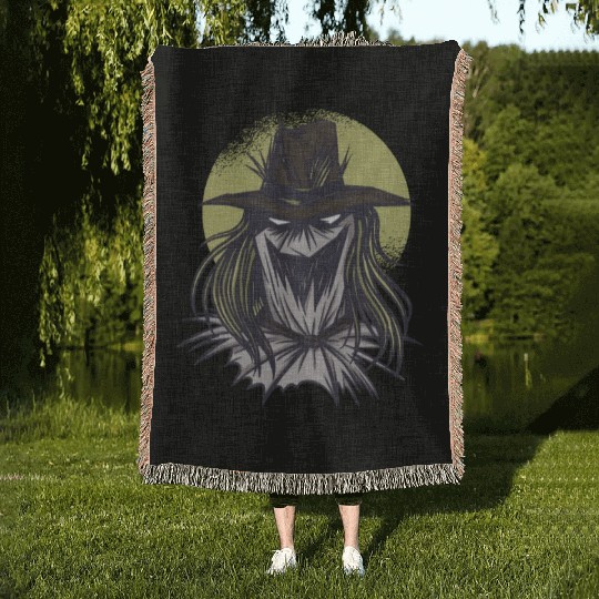 Scary creepy monster Scary creepy monster inspirat Woven Blankets