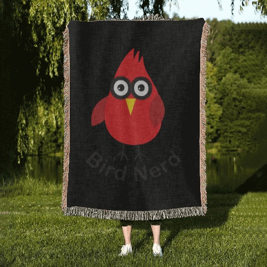 Bird Nerd Woven Blankets