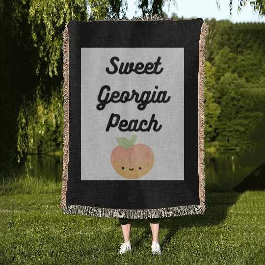Sweet Georgia Peach Woven Blankets