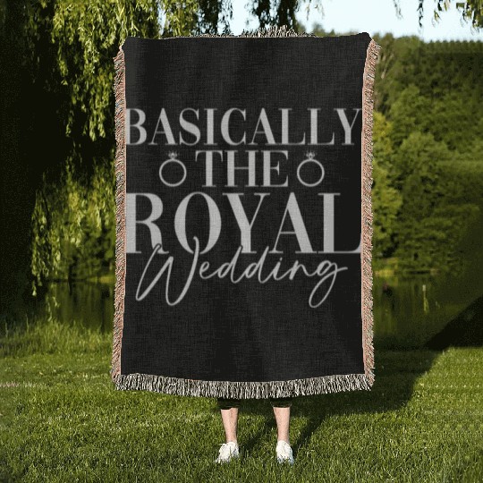 Basically The Royal Wedding - Bride Groom Matching Woven Blankets
