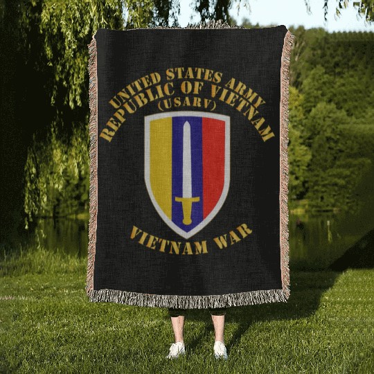 Army US Army Vietnam USARV Vietnam War Woven Blankets