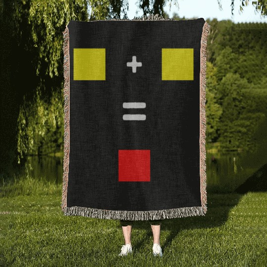 Soccer Yellow Red Card Referee Woven Blankets