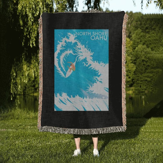 North Shore Surfrider Woven Blankets