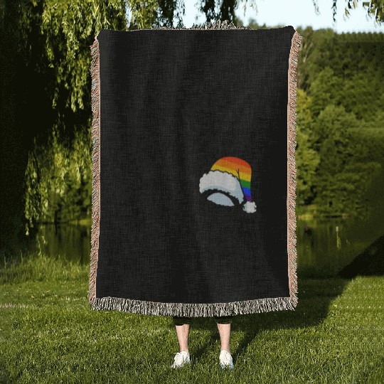 Santa's favorite Ho - Gay Pride LGBTQI Queer Woven Blankets