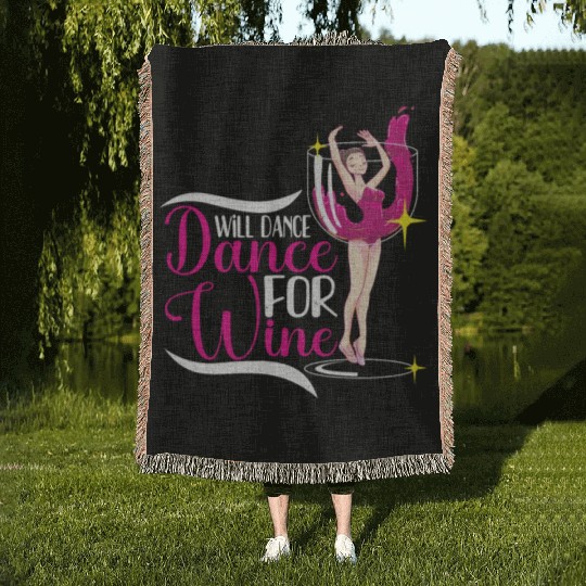 Ballet Ballerina Dance Dancer Dancing Ballet Gift Woven Blankets