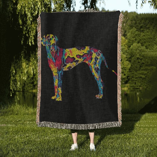 Big Dog Great Dane Woven Blankets
