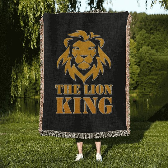 MODERN CUTE DESIGN THE LION KING Woven Blankets