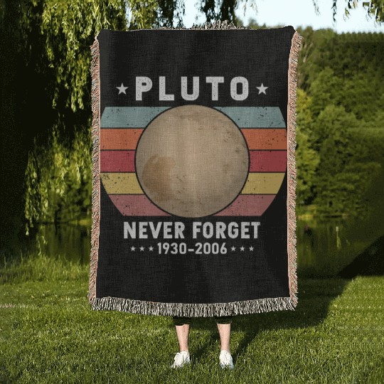 Pluto Never Forget 1930-2006 Woven Blankets