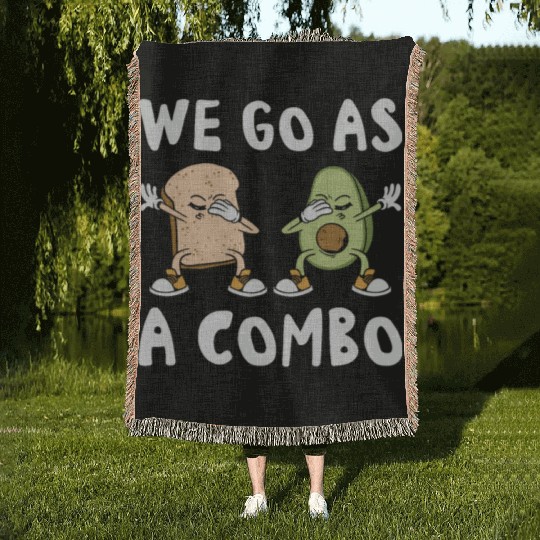 Siblings Avocado Toast Combo Big Sister Brother Woven Blankets