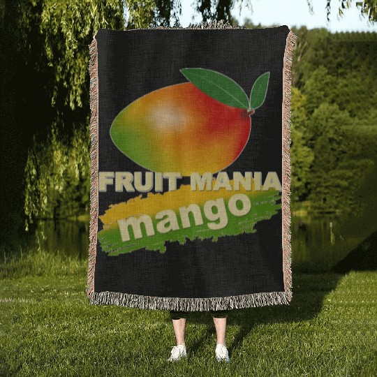 FRUIT MANIA MANGO Woven Blankets